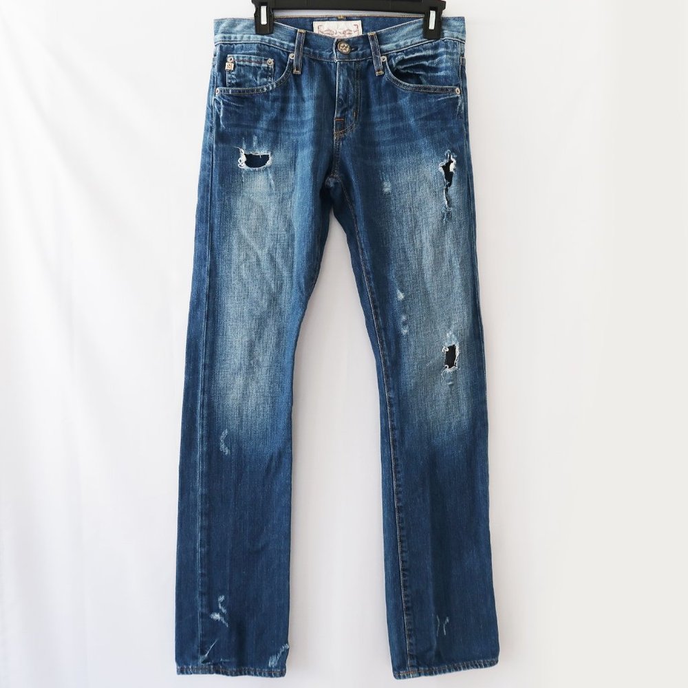 Big Star Taylor Boyfriend Fit Distressed Jeans